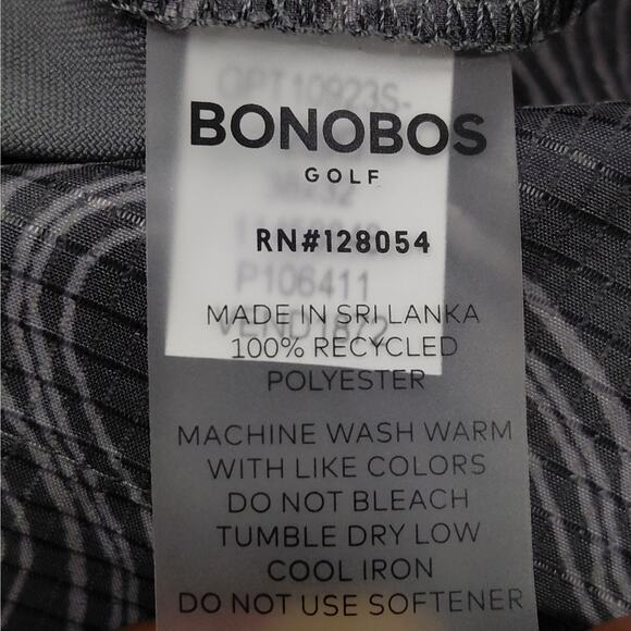 $129 NWT Bonobos Golf Pants 38x32 Slim Ash Grey Performance Athleisure Stretch - Picture 9 of 9
